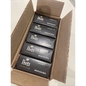 Peets Coffee Espresso 50 Capsules Nerissimo Intensity 11 Nespresso Original Line
